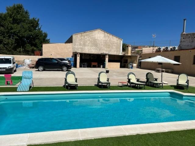 Villa Rural Con Amplia Piscina Campillo de Altobuey Eksteriør billede